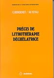 Livres Homéopathie - Précis de lithothérapie déchélatrice