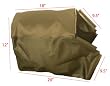 Honda 21" Commercial replacement grass bag. Bag ONLY