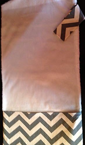 Yellow Button Baby Changing Pad Clutch chevron