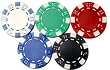 500pc Executive 11.5g Dice Style Poker Chip Set