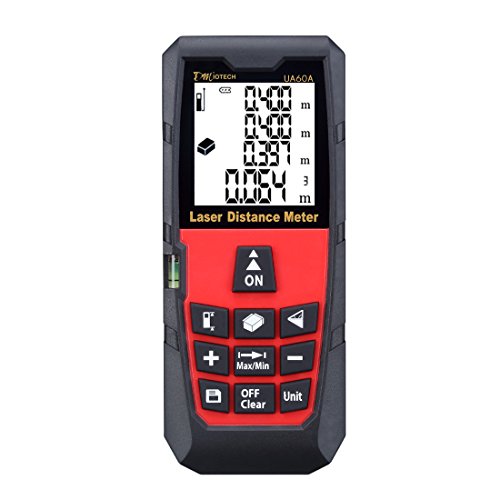 Dmiotech laser distance measure 196ft 60m mini handheld…
