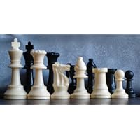 ChessCentral's Triple Weighted Centurion Chess Set with Board and Zippered Chess Pieces Bag
