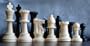 ChessCentral's Triple Weighted Centurion Chess Set with 34 Chess Pieces (2 Extra Queens),Black Chess Board and Zippered Chess Piece Bag