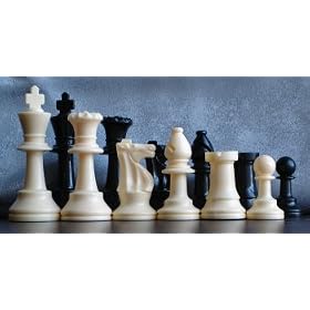 ChessCentral's Triple Weighted Centurion Chess Set with Board and Zippered Chess Pieces... by 