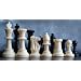 ChessCentral's Triple Weighted Centurion Chess Set with 34 Chess Pieces (2 Extra Queens),Black Chess Board and Zippered Chess Piece Bag