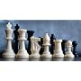ChessCentral's Triple Weighted Centurion Chess Set with Board and Zippered Chess Pieces Bag