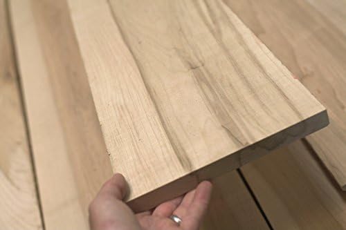 100% Maple Lumber Boards Measuring 3/4 inches thick x 3-4 inches wide x 48 inches long. Amish cut and dried.