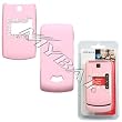 Pink Rubber Feel with White Diamonds Snap-On Cover Case Cell Phone Protector for ZTE C79