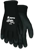 Memphis Glove N9690S Ninja Ice Double Layer Nylon Shell Gloves with HPT Dipped Palm and Fingertips, Black, Small, 1-Pair