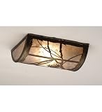 10.5H X 12W Pinecone W/S Flush Mount Ac/Sm Ceiling Fixture