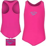 Speedo Solid Racerback 1 Piece Girls 12-24 Months