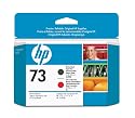 HP Original 73 Matte Black and Chromatic Red Printhead
