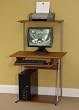 Cosmo Computer Tower in Champagne/Colonial Maple Finish By Studio RTA