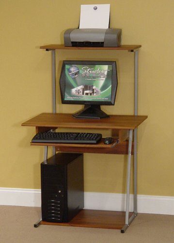 Kitchen: Champagne/Colonial Maple Cosmo Computer Tower By Studio RTA
