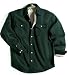 Denim Shirt Jacket with Fleece Lining
