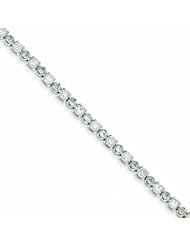 2.1 Carat 14K White Gold Diamond Bracelet