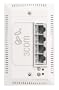 3Com 3SCNJ90 4-Port 100Mbps Ethernet Switch
