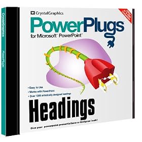 Click here to buy PowerPlugs: Headings for PowerPoint Volume 2 by CrystalGraphics Inc..