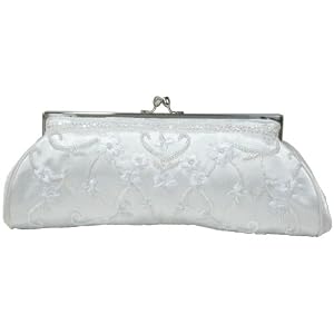 Buy Bridal, Embroidered, Clutch, , Metal Frame, Evening Bag - Casablanca Bag by Carlo Fellini