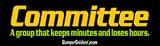 Committee-A group that takes minutes and loses hours - Refrigerator Magnets 7x2 in