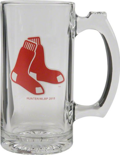 Boston Red Sox Logo Glass Tankard
