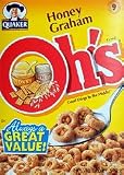 Quaker Honey Graham Oh's 6 count