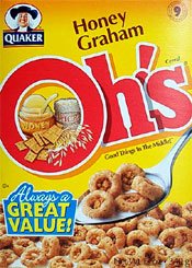 Quaker Honey Graham Oh's 6 count by Honey