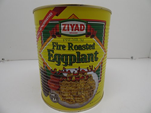 Ziyad Fire Roasted Eggplant, Medium, 6 LB, 4.5 OZ