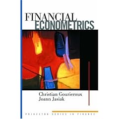 Financial Econometrics: Problems, Models, and Methods.