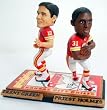 Kansas City Chiefs Holmes & Green Forever Collectibles Bobble Mates - Football Sports Merchandise