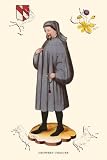 Art Poster, Geoffrey Chaucer - 18.75 x 27.5