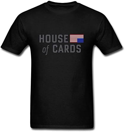 Woasee Men's House of Cards Hd T Shirt Black XXXL