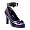 Black-Burgundy Pu