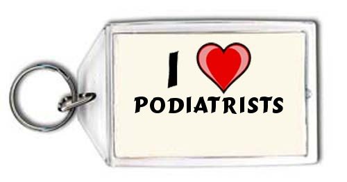 External hard drive:I love Podiatrists Keychain