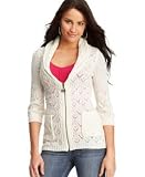 DKNY - DKNY Jeans Shawl-Collar Zip-Front Cardigan Sweater
