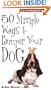50 Simple Ways to Pamper Your Dog