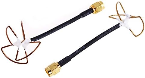 Vktech® 3 Blade Leaf Antenna + 4 Blade Leaf Receiver Aerial Gain Antenna FPV 5.8G