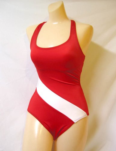 Ladies One piece Dive Nylon Lycra T-Back Swimsuit - Shelf bra