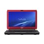 Sony VAIO VGN-TT165N/R 11.1-Inch Laptop (1.2 GHz Intel Core 2 Duo SU9300 Processor, 3 GB RAM, 160 GB Hard Drive, Vista Business) Red