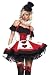 Apparel : Sexy Halloween Costumes Queen Of Hearts Theme Pretty Playing Card Circus Party Dress Costume