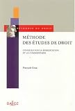 Revue Dalloz-Sirey  / Méthode des études de droit : Conseils sur la dissertation et le commentaire