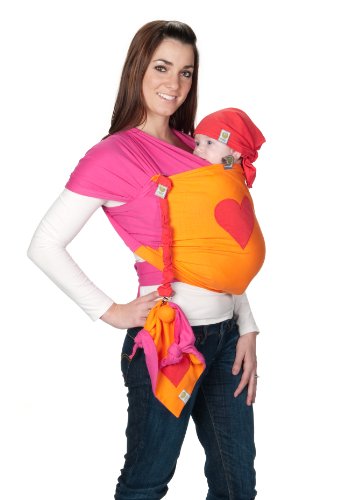 ByKay 30060L - Tragetuch Fuchsia/ Orange/ Herz Rot - Large Preisvergleich