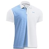 (アンダーアーマー)UNDER ARMOUR UAグリッドコントラストポロ#MGF4921アパレルメンズゴルフ MGF4921 WHT/BLB SM