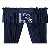 Bundle-88 Tennessee Titans Drapes and Valance (2 Pieces)