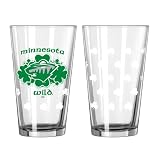 NHL Minnesota Wild 16-Ounce Shamrock Pint 2-Pack