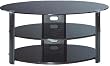 LSI Furniture "Brilliant" Oval 3-Tiered TV Stand