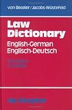 English-German Law Dictionary: Technical Dictionary of the Anglo-American Legal Terminology Including Commercial and Political Terms