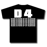 THE DILLINGER FOUR - Music Is None of My Business - Black T-shirt