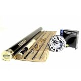 Sage Elite Heavy Trout Fly Fishing Package (7wt, 9ft 6in 4 pc Fly Rod, with Reel & Line)