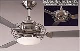 F601-BS/BN Minka Aire Fans Acero Modern Ceiling Fan - FREE SHIPPING